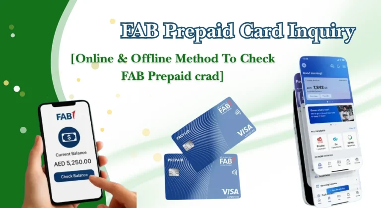FAB Prepaid Card Inquiry