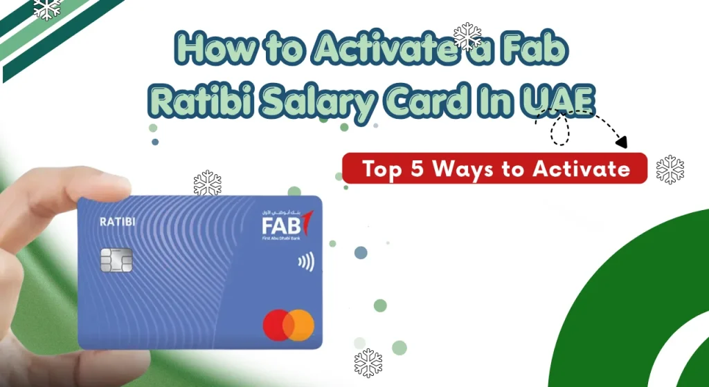 How to Activate a Fab Ratibi Salary Card In UAE