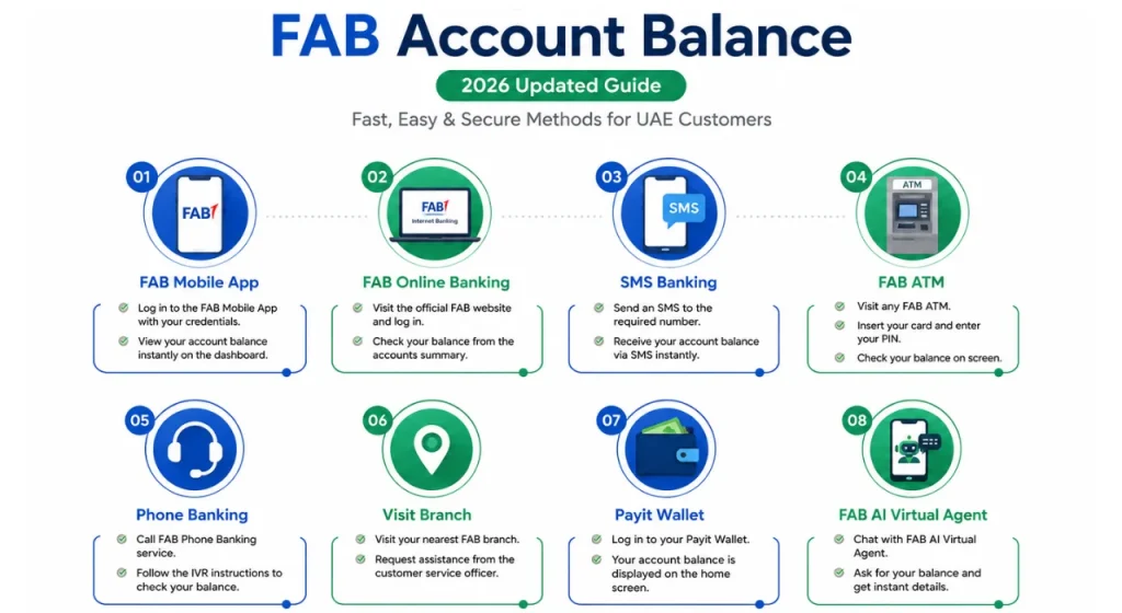 How to Check FAB Balance Online