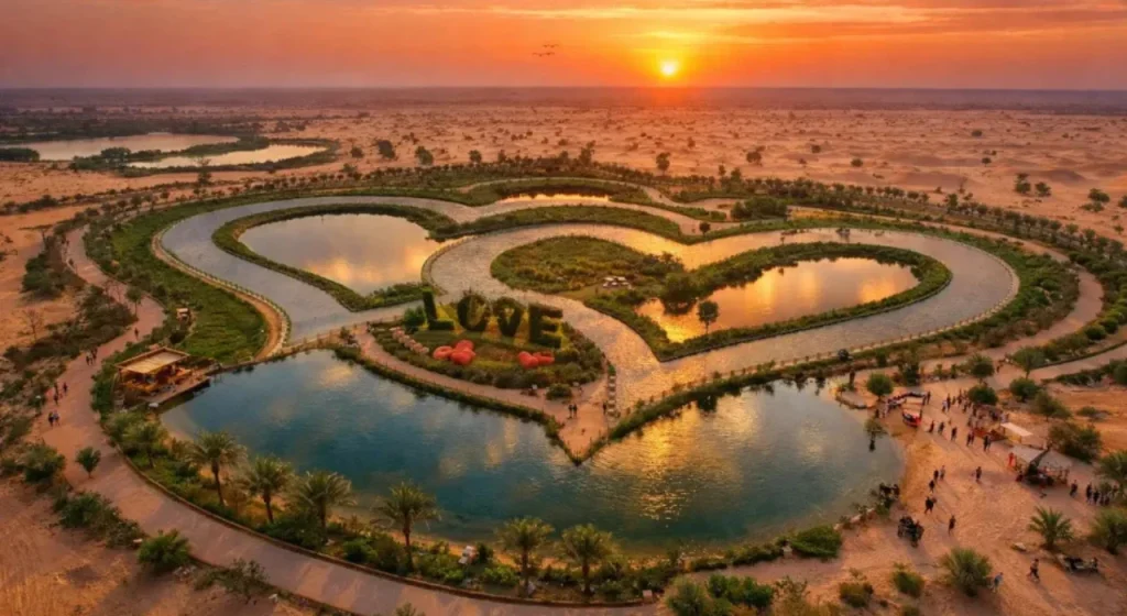 How to Reach Love Lake Dubai